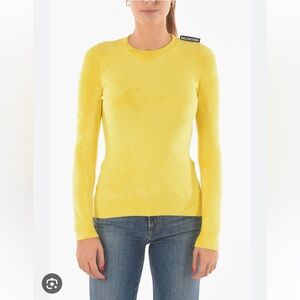 Balenciaga Yellow Sweater